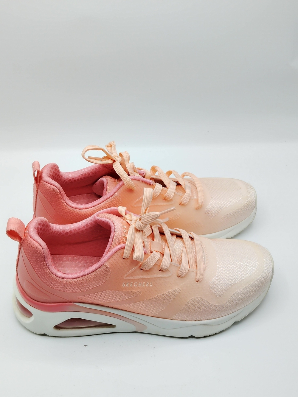 Skechers Women’s Peach-Gradient Lace-Up Athletic Sneakers